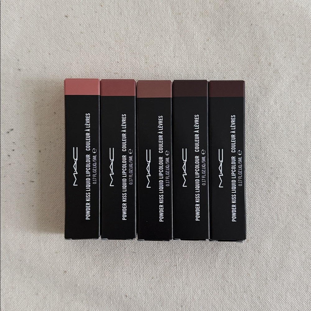 MAC Cosmetics Powder Kiss Liquid Lipcolour - Nudes Collection